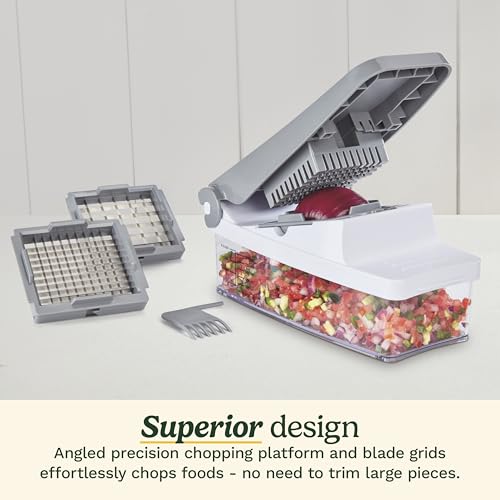 PrepExpress™ Vegetable & Fruit Box Chopper (White / 4-Cup)