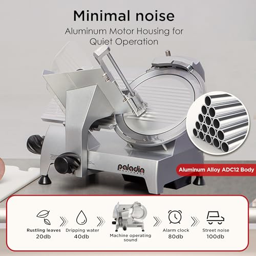 12" Commercial Meat Slicer 300W Electric Deli Food Slicer (12")