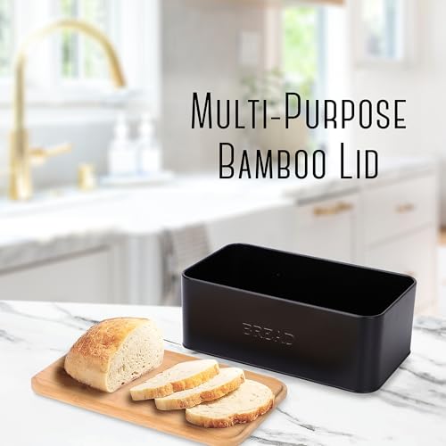 Vintage Bread Box & Kitchen Utensil Holder