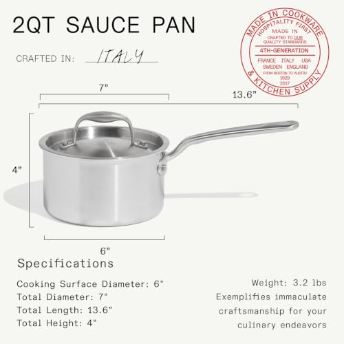 Cookware CeramiClad Non Stick Saucepan with Lid
