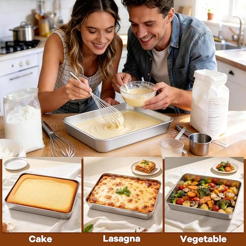 Stainless Steel Baking Pans Set