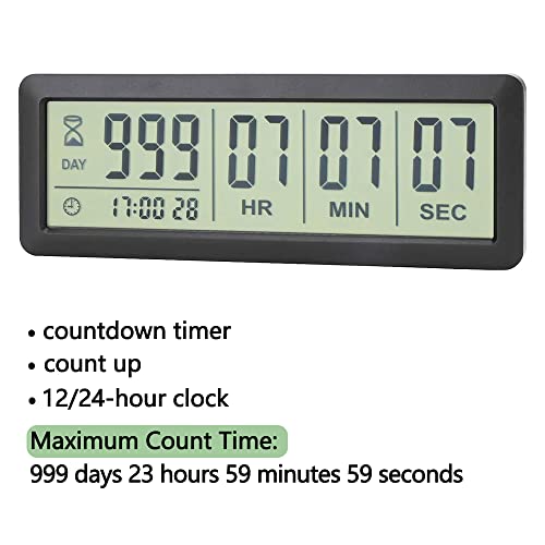 Digital Kitchen Timer Magnetic Count UP