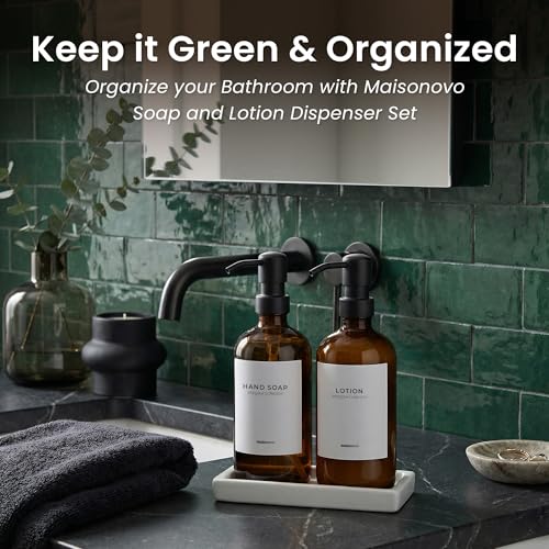 Glass Trays Soap Dispenser
