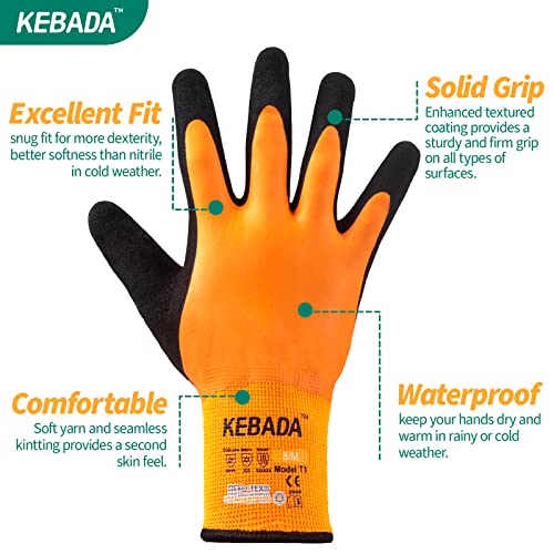 T1 Waterproof Winter Work Gloves for Men & Women