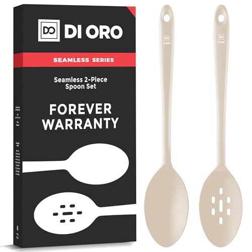 DI ORO 2 Piece Seamless Series Cooking Spoon Sets