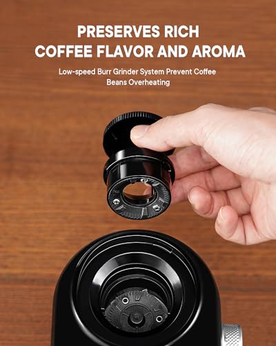 Electric Burr Coffee Grinder 2.0 (Glossy Black)