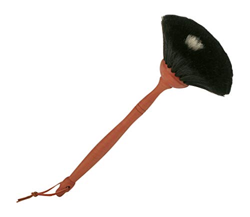Goat Hair Dust Brush with Oiled Pearwood Handle