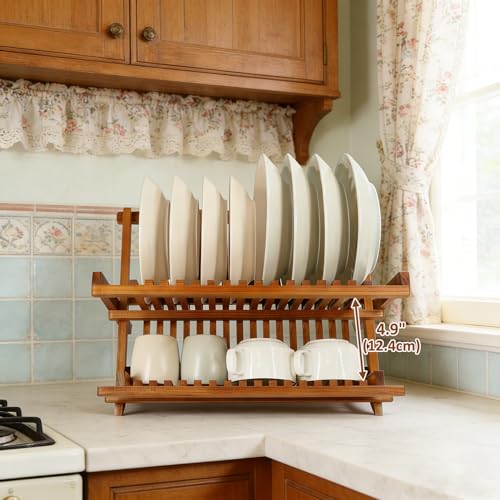 Teak Dish Drying Rack