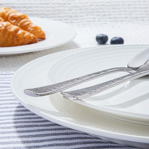 Hammered Silverware Set