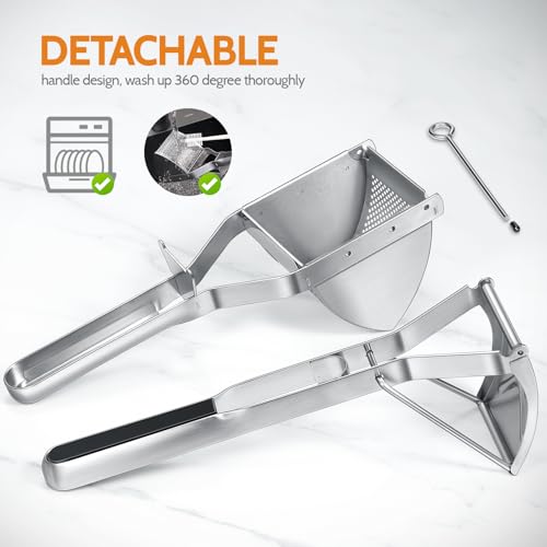 Stainless Steel Potato Masher for Commercial and Home Use