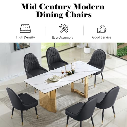 Dining Chairs Set of 2 with High Backs