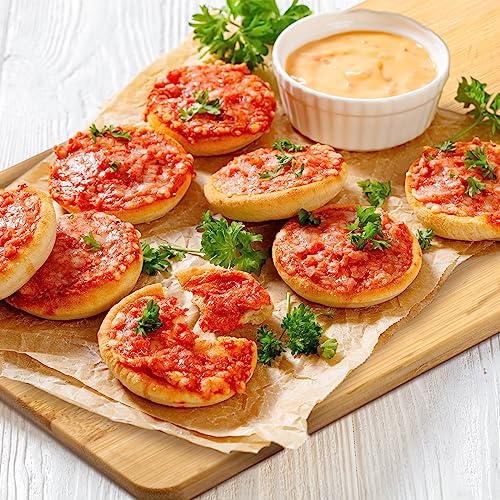 12 Packs Wooden Cutting Board Set with Handles Large Kitchen Serving Plain Chopping Board Bulk Gifts for Mom for Vegetables Meat Pizza Cheese Fruit Bread (16 x 5 Inch)