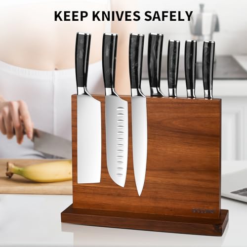 Magnetic Knife Block (Brown)