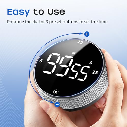Digital Kitchen Timer (Sliver)
