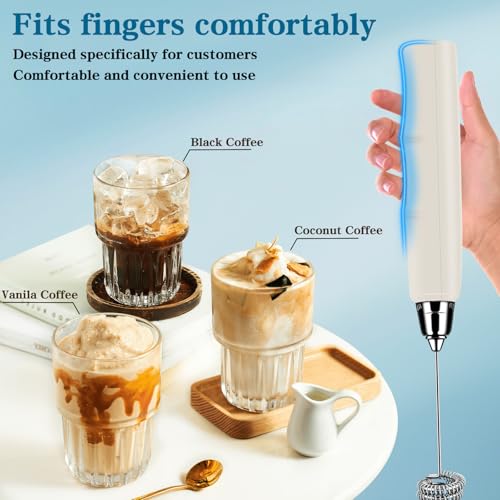 Milk Frother Handheld for Coffee