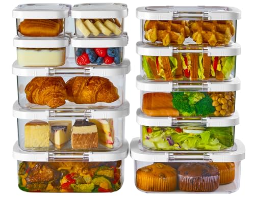Duo Loc Meal Prep Containers with Lid Leak Proof & Stain Odor Free