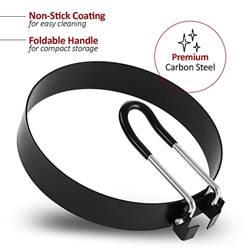 Eggs Rings 4 Pack Stainless Steel Egg Cooking Rings