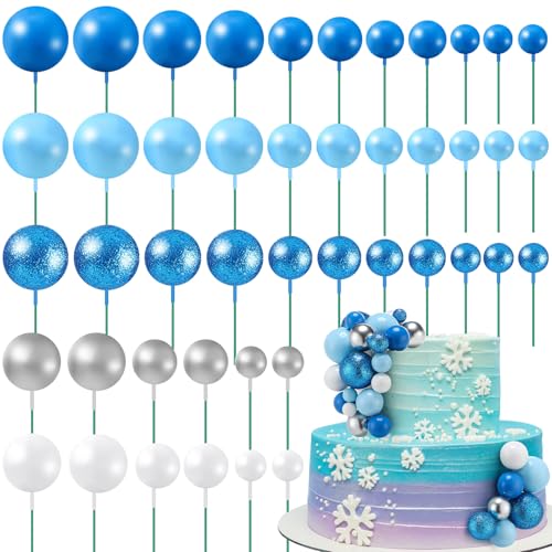 108 Pcs Ball Cake Toppers