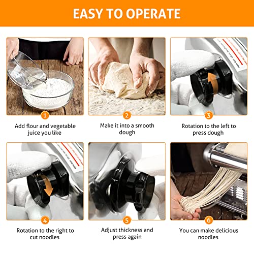 Electric Pasta Maker Machine 3 IN 1 Automatic Dough Pasta Roller (3 Blades)