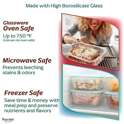 Glass Food Storage Container Sets