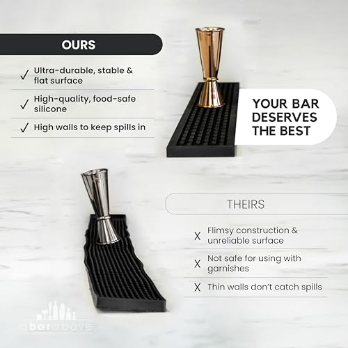 Bar Mat for Countertop (White / Single 12" x 18")