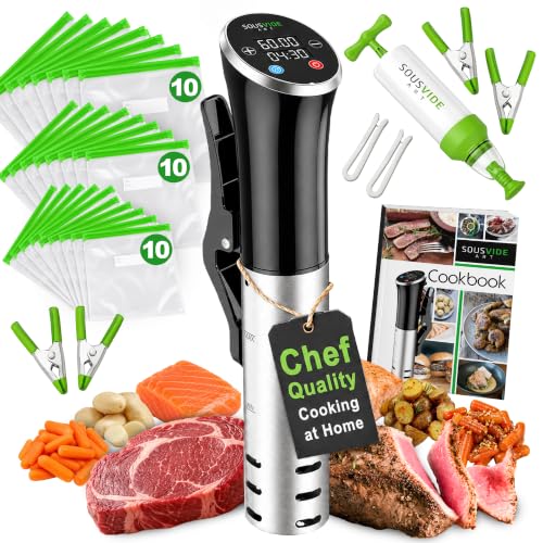 Sous Vide Cooker 1000W (30-Bag Machine Kit / Deluxe)
