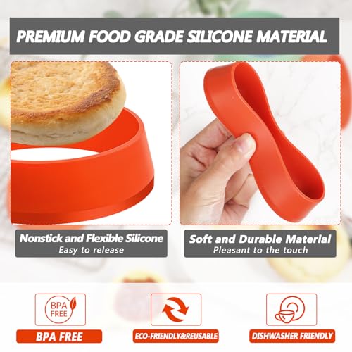 Silicone English Muffin Rings