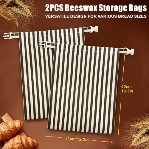 Beeswax Bread Bags 2 Pack