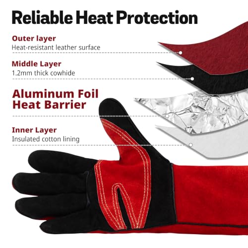Welding Gloves Heat Resistan