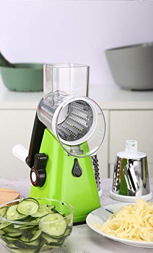 Manual Rotary Potato Grater Kitchen Mandoline Vegetable Slicer