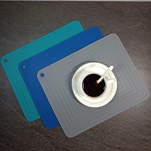 Silicone Trivets Mats Set 2 for Hot Dishes
