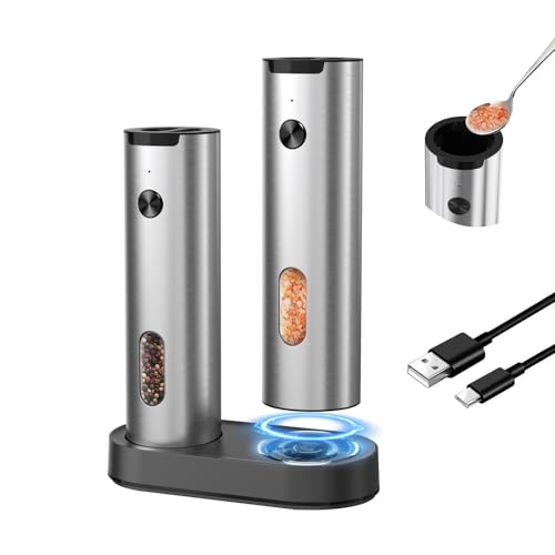 Gravity Salt and Pepper Grinder Set