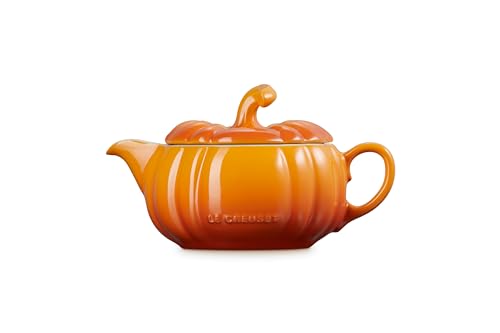 Stoneware Pumpkin Gravy Boat with Lid (Persimmon)