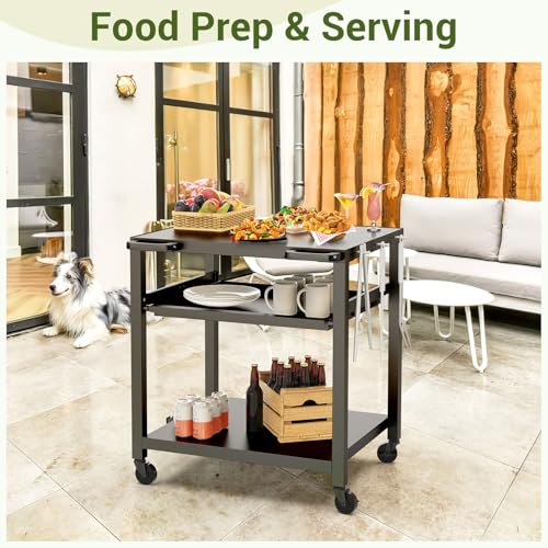 Outdoor Grill Prep Table