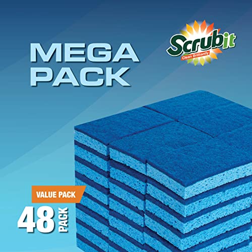 48 Pack Kitchen Sponges