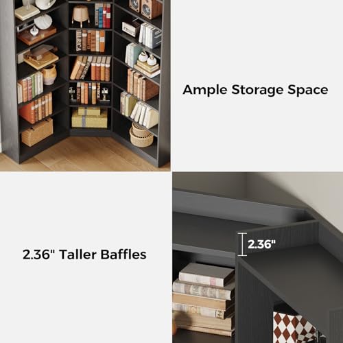 Corner Bookshelf