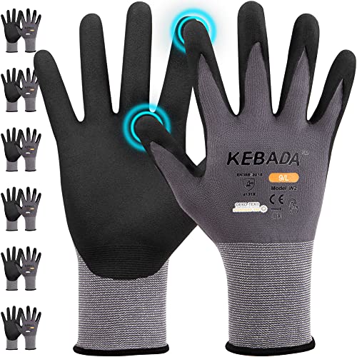 Nitrile Coated Safety Work Gloves for Men Women