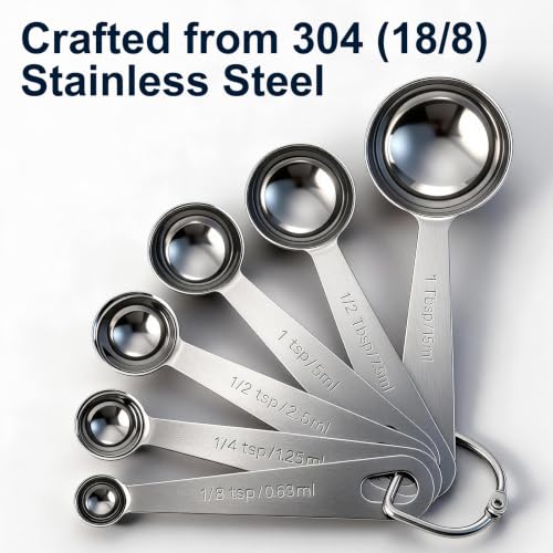 Measuring Spoons Set (Silver / Spoons of 7)