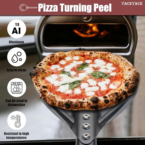 Round pizza turning peel
