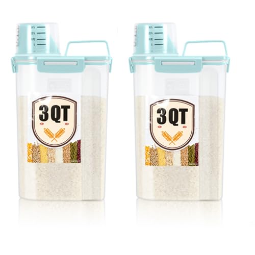 Rice Container 2 Pack 5 Lbs