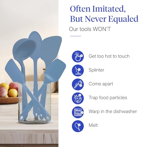 5 Piece Silicone Ultimate Kitchen Utensils Set (Slate / 5 - Piece Set)