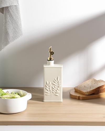Sweejar Ceramic Olive Oil Dispenser Bottle for Kitchen