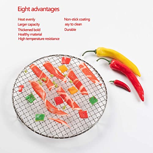 Cooling Barbecue Rack Carbon Baking Net Grill Pan Grate with Legs
