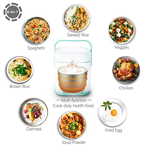 Mini Rice Cooker 2 Cups Uncooked