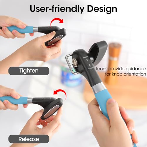 Durable Manual Can Opener with Sharp Blade