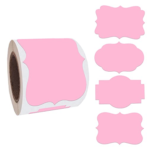 200PCS Sticky Fancy Shape Label Stickers for Essential Oil Bottles