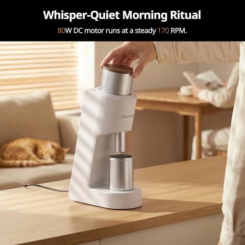 Single Dose Coffee Grinder (White)