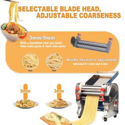 Electric Automatic Pasta Maker Noodle Machine (240-Kneading type)