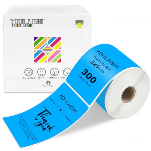 3 X 5 Inch Printable Waterproof Rectangle Color Coding Labels