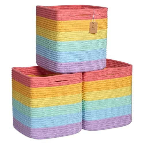 11" Cube Rope Baskets 3